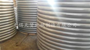 半圓管出現問題的補修工作